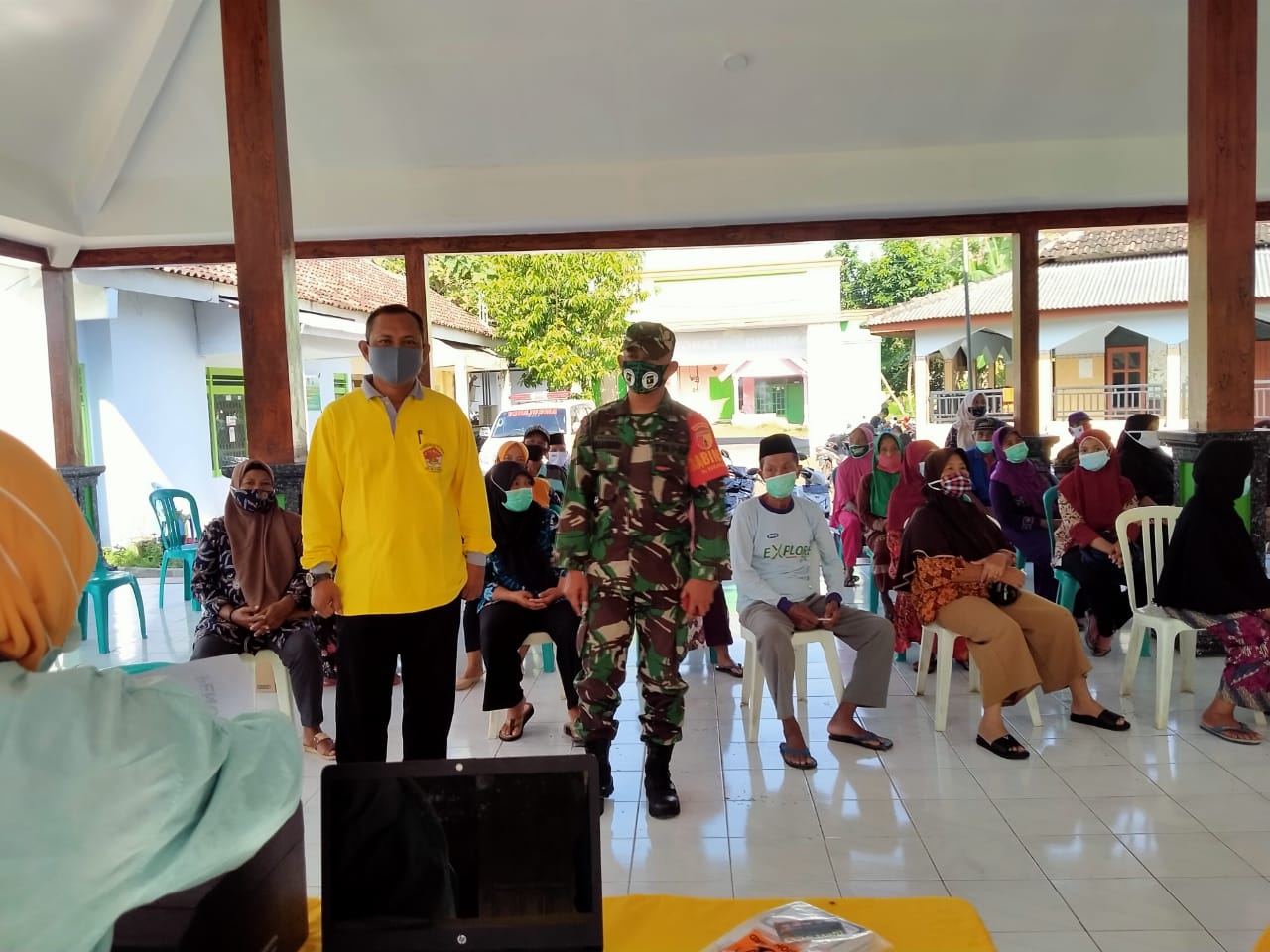 Ratusan Warga Desa Latsari Jombang Antusias ikuti Vaksinasi Covid-19