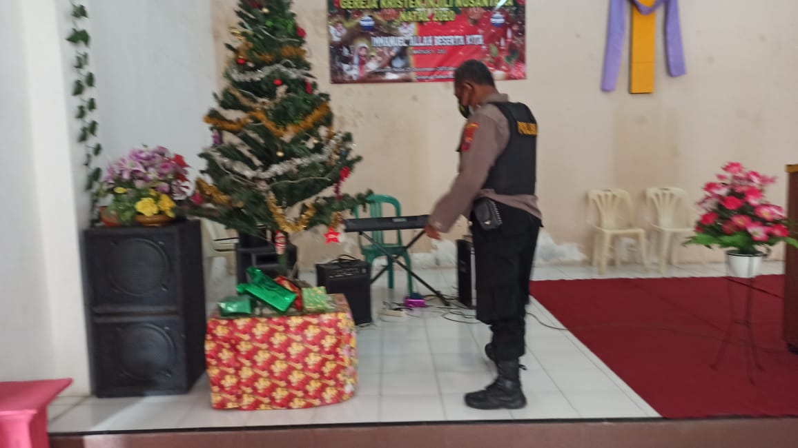 Gereja di Gresik Juga Dijaga Ketat Polisi
