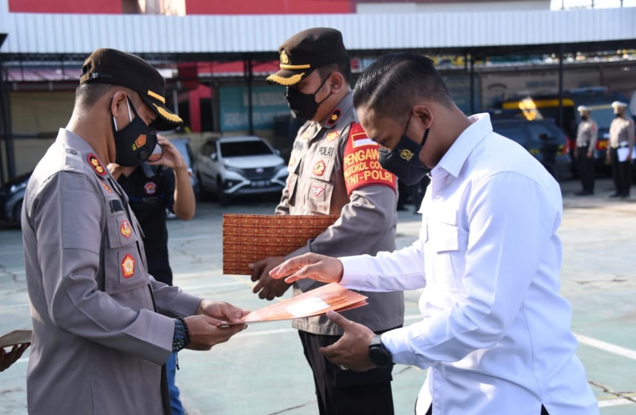 Unit Tipiter Polresta Banjarmasin Sabet Penghargaan dari Kapolresta