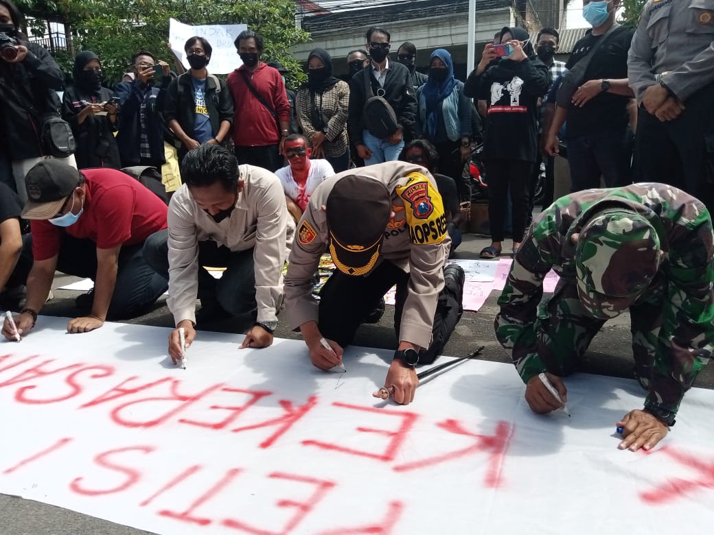 Wartawan Tulungagung Kecam Kekerasan terhadap Jurnalis