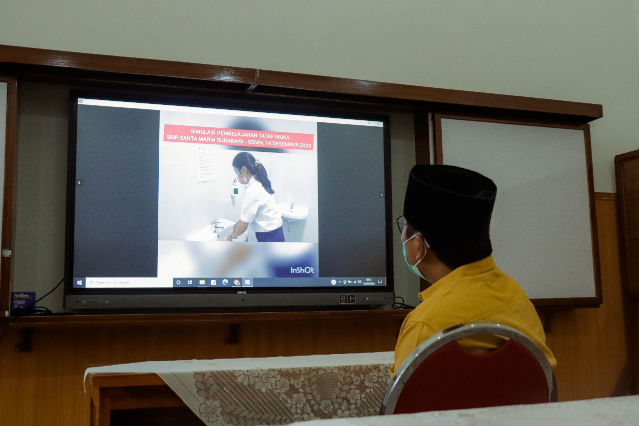 Komisi D DPRD Surabaya Tinjau Persiapan Sekolah Tatap Muka