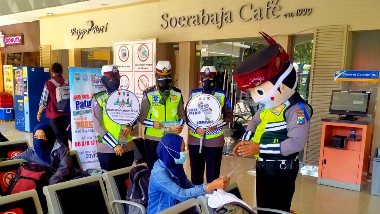 Mudik Dilarang, Ini yang Dilakukan Satlantas Polrestabes Surabaya