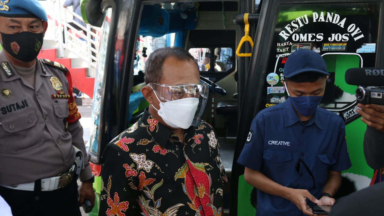Usai Periksa Kesiagaan PT KAI, Cak Ji Cek Kesiapan Terminal Purabaya