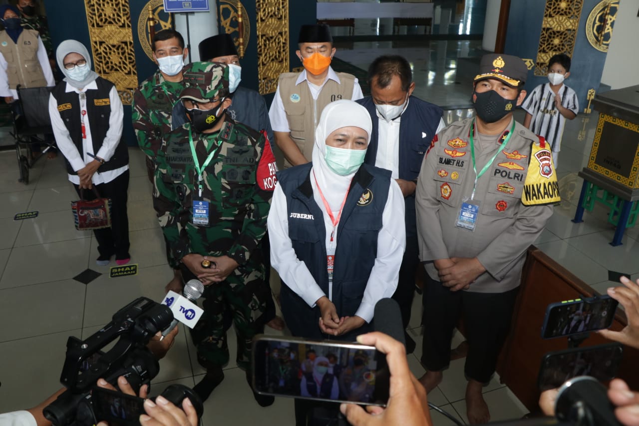 Gubernur Khofifah Minta Masyarakat Jatim tak Lakukan Takbiran Keliling