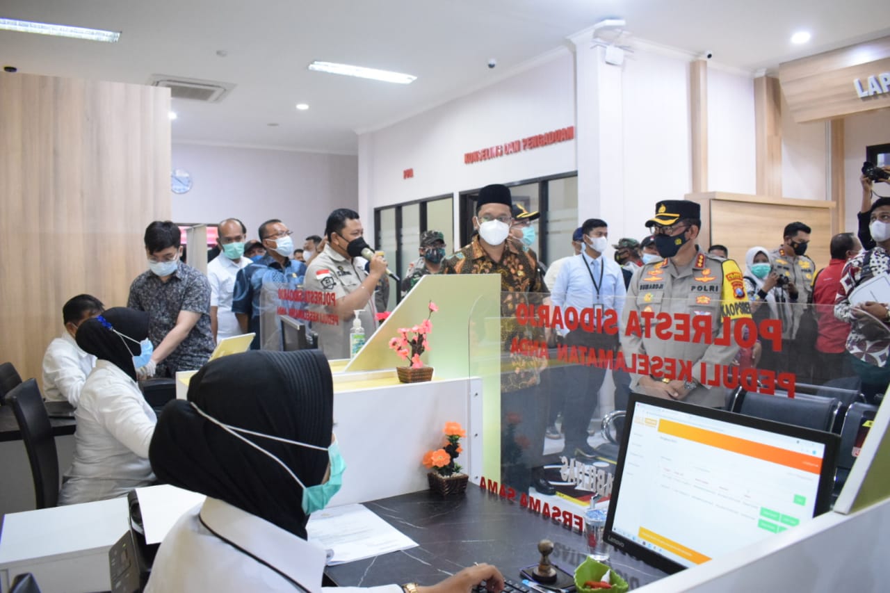 Inovasi Polresta Sidoarjo, Luncurkan Mal Mini Pelayanan Polri