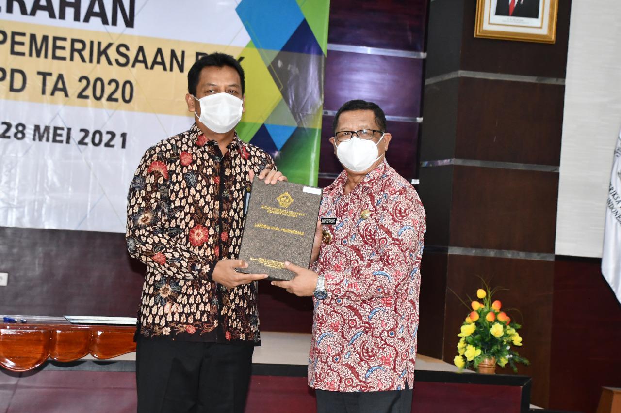 Pemkab Tulungagung kembali Terima Opini WTP dari BPK Jatim