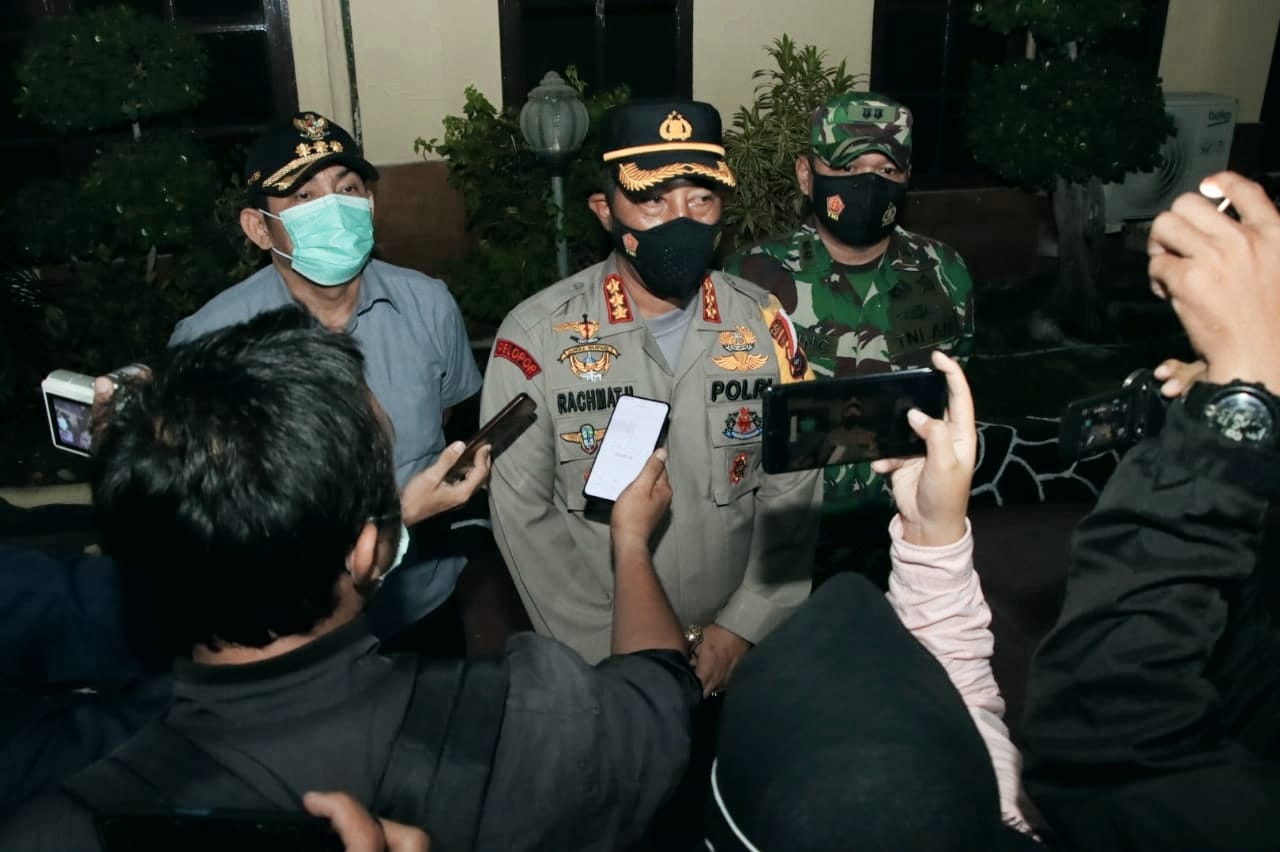 Kapolresta Banjarmasin Pimpin Langsung Patroli Malam Jelang PSU Pilgub Kals