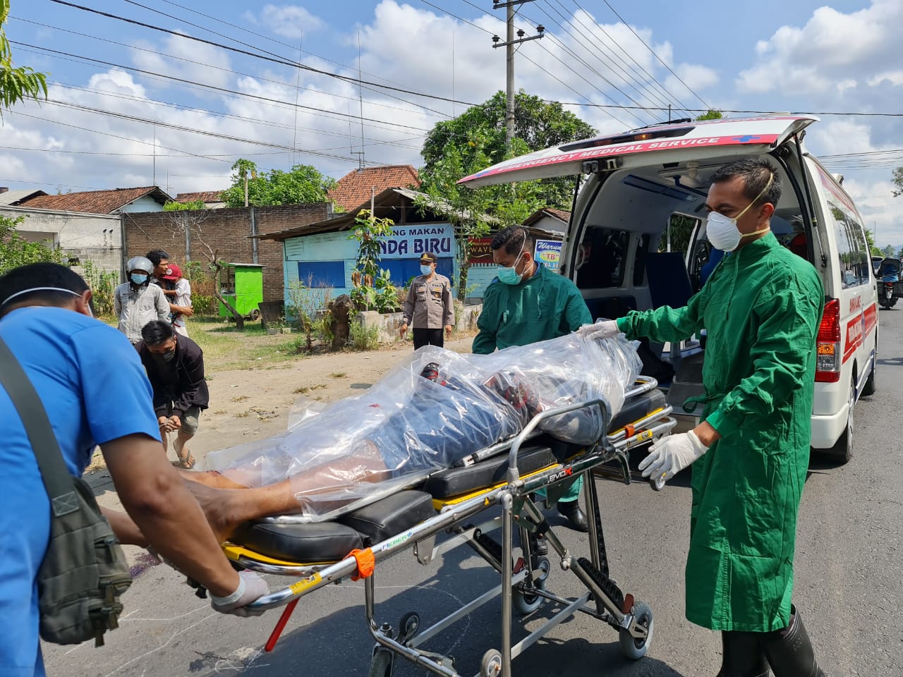 Tabrakan Maut di Tulungagung, Seorang Pemuda Tewas di Tempat