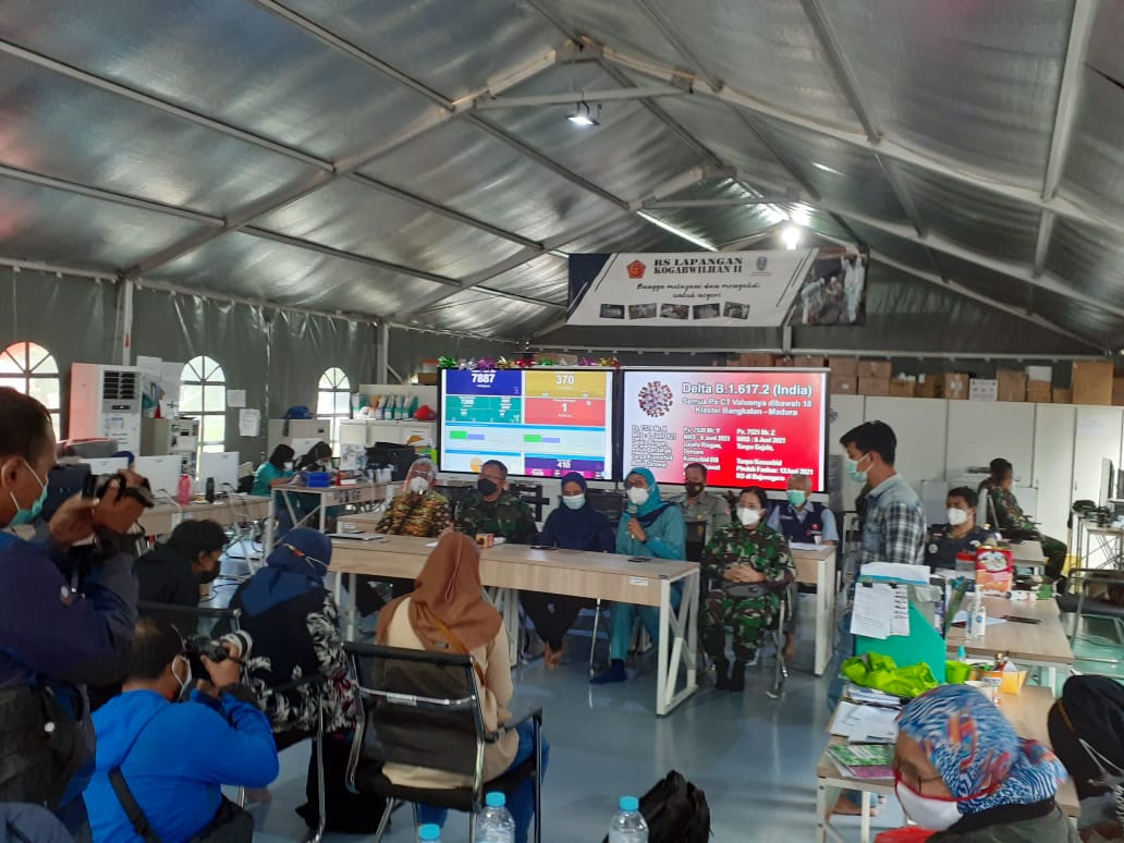 RSLI Surabaya Temukan Varian Baru Covid India di Penyekatan Suramadu