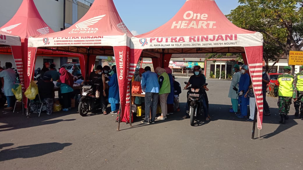 Putra Rinjani Tulungagung Bantu Sukseskan Vaksinasi Covid-19