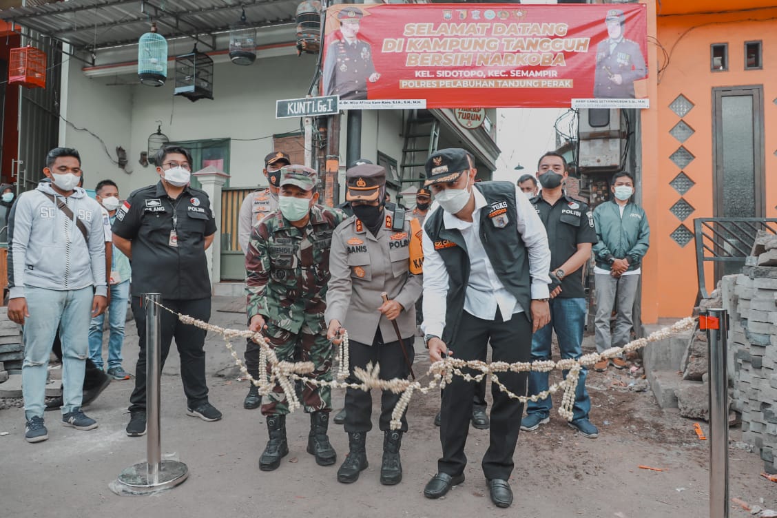 Berantas Narkotika di Surabaya, Bikin Kampung Tangguh Bersih Narkoba