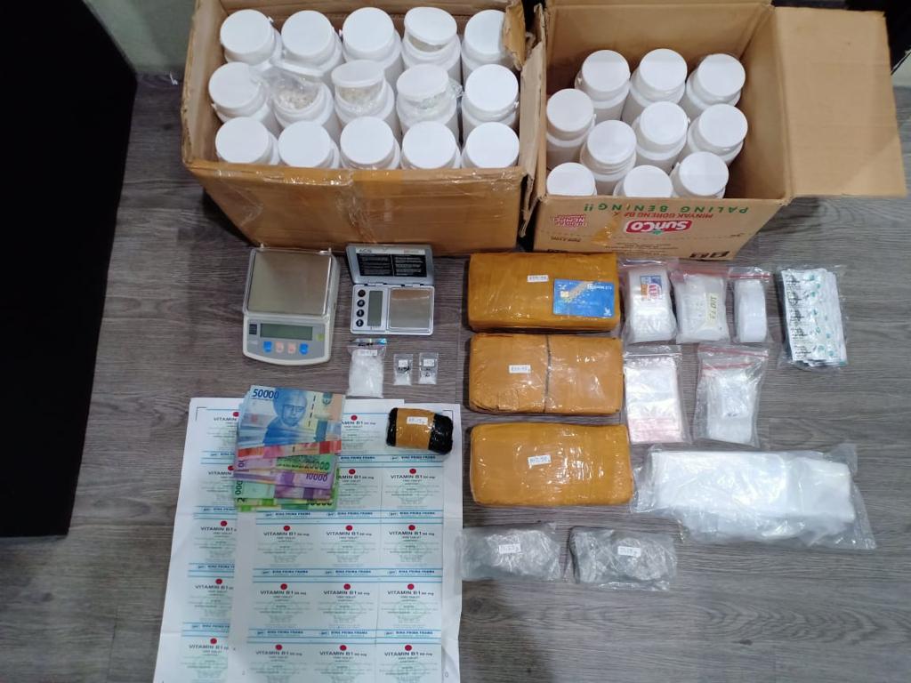 Pengedar Jaringan Porong Diringkus, Ribuan Gram Ganja Diamankan