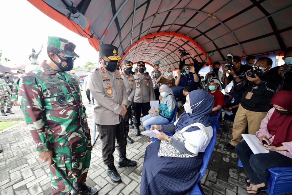 Percepat Herd Immunity, Polda Jatim Buka Gerai Vaksinasi di Polres dan Polsek