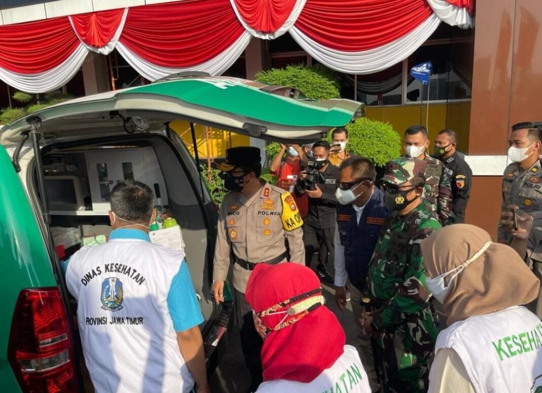 Jangan Khawatir belum Divaksin Covid-19, Kini Ada Vaksinasi Door to Door dari Polda Jatim