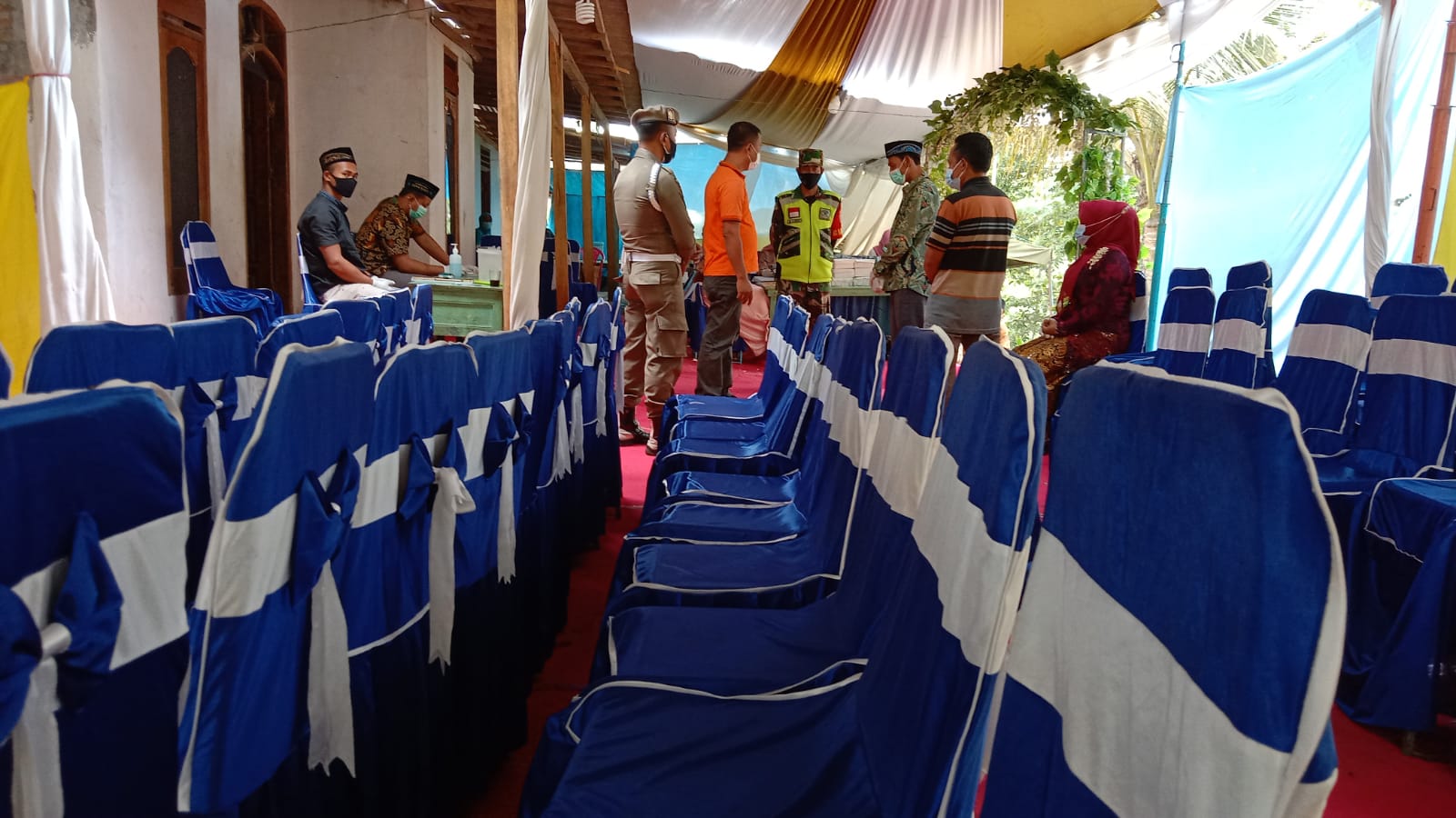 Tak Memiliki Izin, Satgas Covid Bubarkan 3 Hajatan di Tulungagung