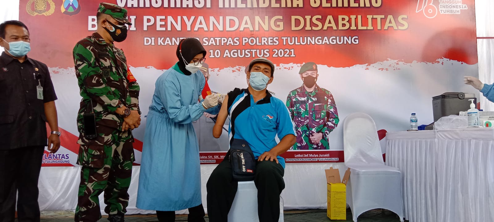 Ratusan Kaum Disabilitas di Tulungagung belum Tersentuh Vaksin Covid-19