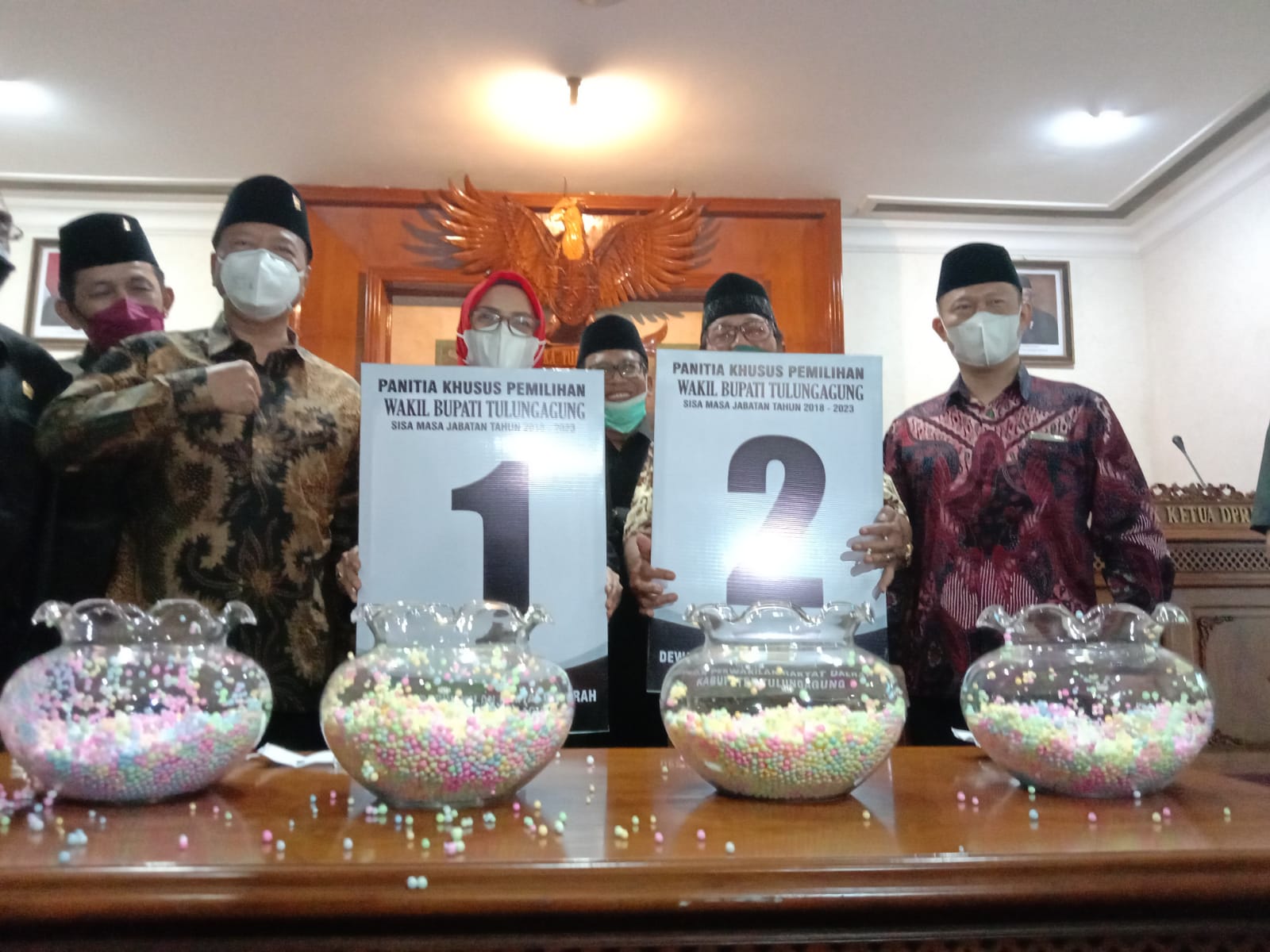 Ditetapkan Sebagai Cawabup Tulungagung, Gatut Sunu Nomor 1, Panhis Nomor 2.