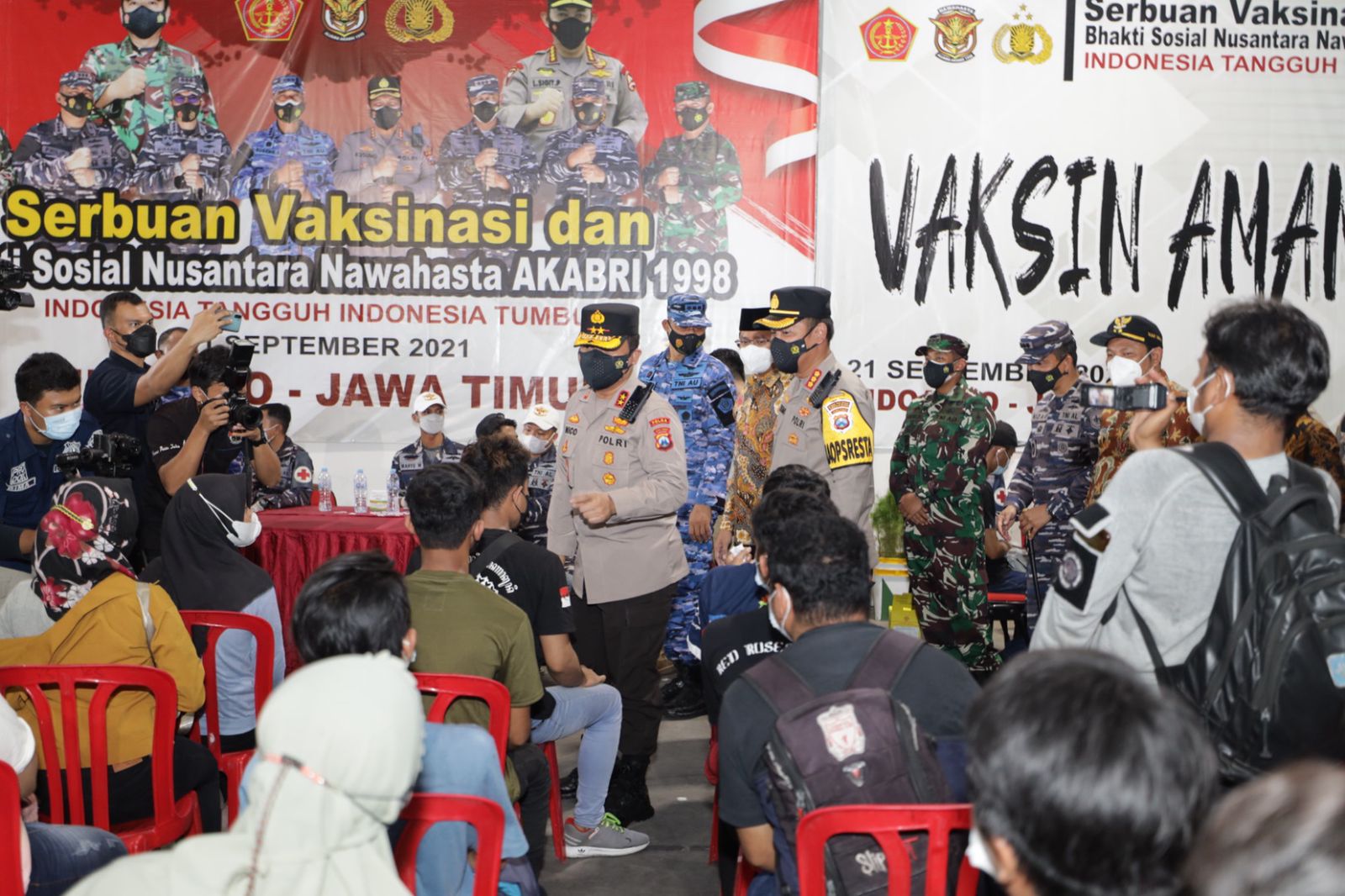 Sinergitas TNI-Polri dan Alumni AKABRI 98 Nawahasta Gelar Vaksinasi serta Baksos di Seluruh Nusantara