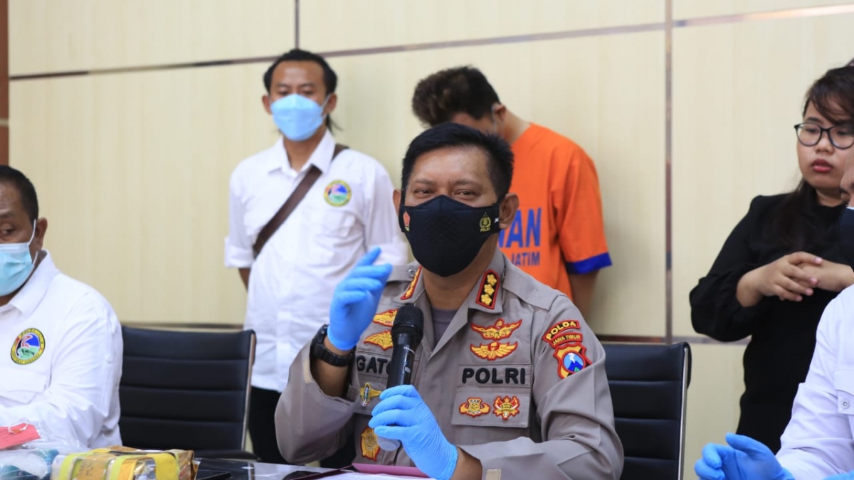 1,5 Kg Sabu dan Ratusan Butir Pil Ekstasi Gagal Beredar di Jatim