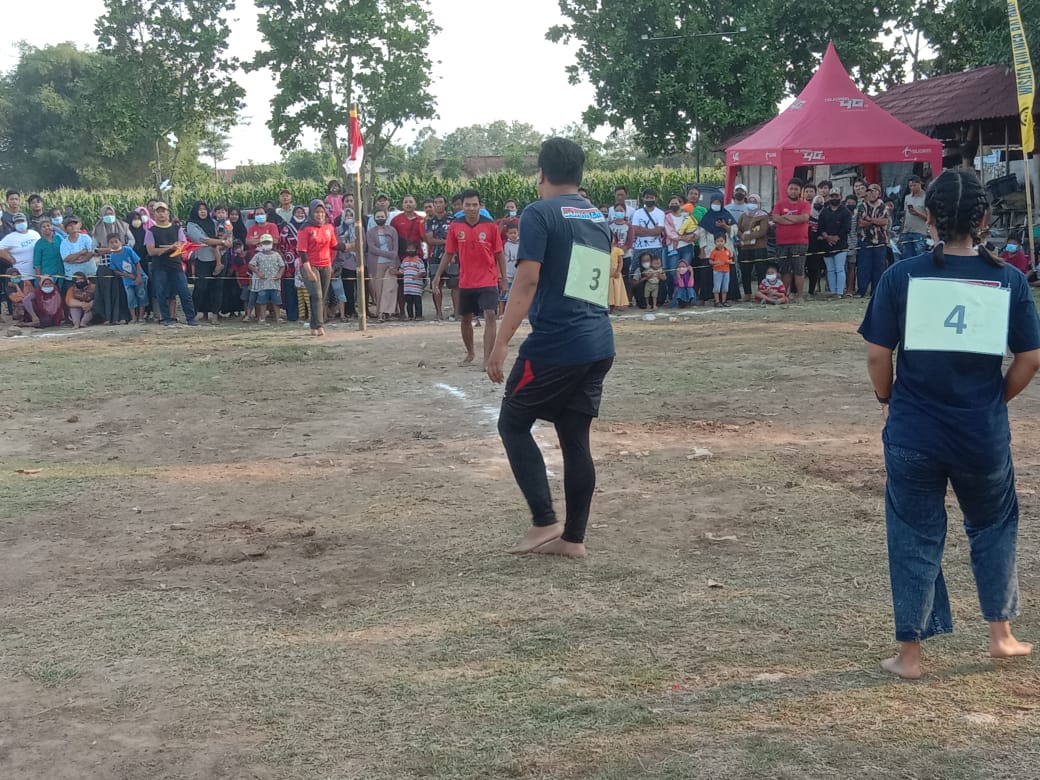 Lestarikan Dolanan Tradisional, Pemuda Sumber Rejo Kulon Gelar Lomba Betengan
