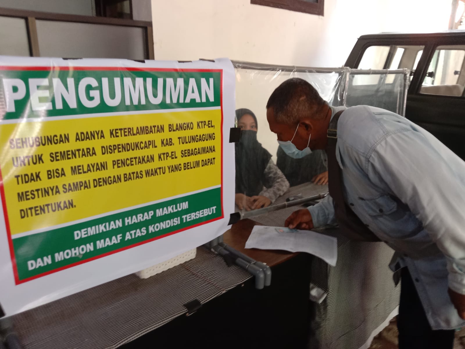 Blangko E-KTP Habis, Dispendukcapil Tulungagung Setop Cetak E-KTP