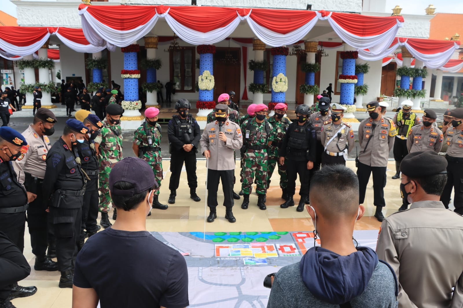 Antisipasi Kericuhan di Puncak Aksi Massa Buruh, Polrestabes Surabaya Terjunkan 3600 Personel