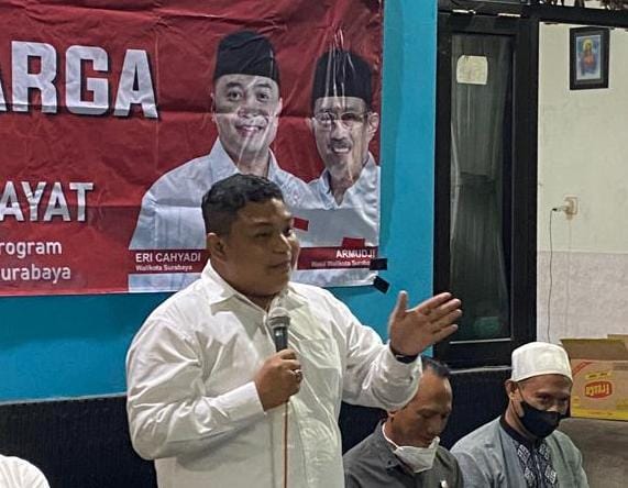 Sapa Warga Wakil Sekretaris DPC PDIP Surabaya, Warga Terima Kasih Rasakan Manfaat PKH