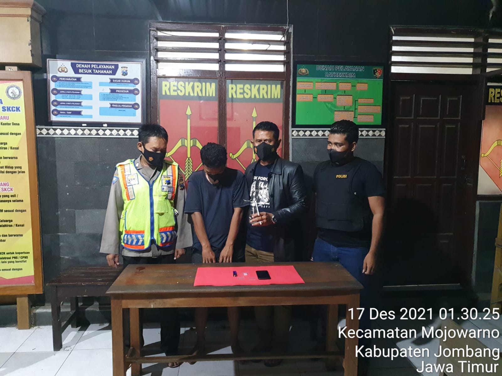 Satu Lagi Warga Desa Catakgayam Mojowarno Jombang Ditangkap Polisi karena Sabu