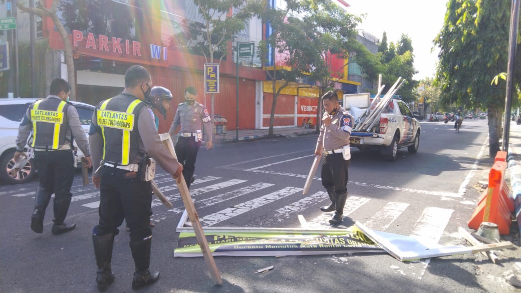 Pemkab Tulungagung Cabut Rekayasa Lalu Lintas Di 2 Ruas Jalan Protokol