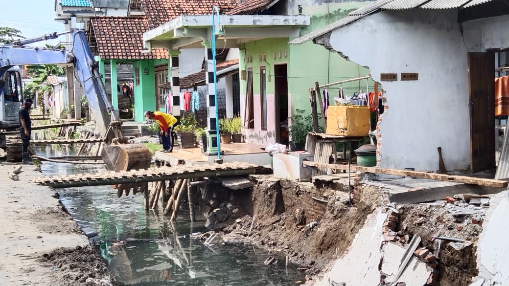 Terdampak Pembangunan Program KOTAKU, Rumah Warga Tulungagung Rusak