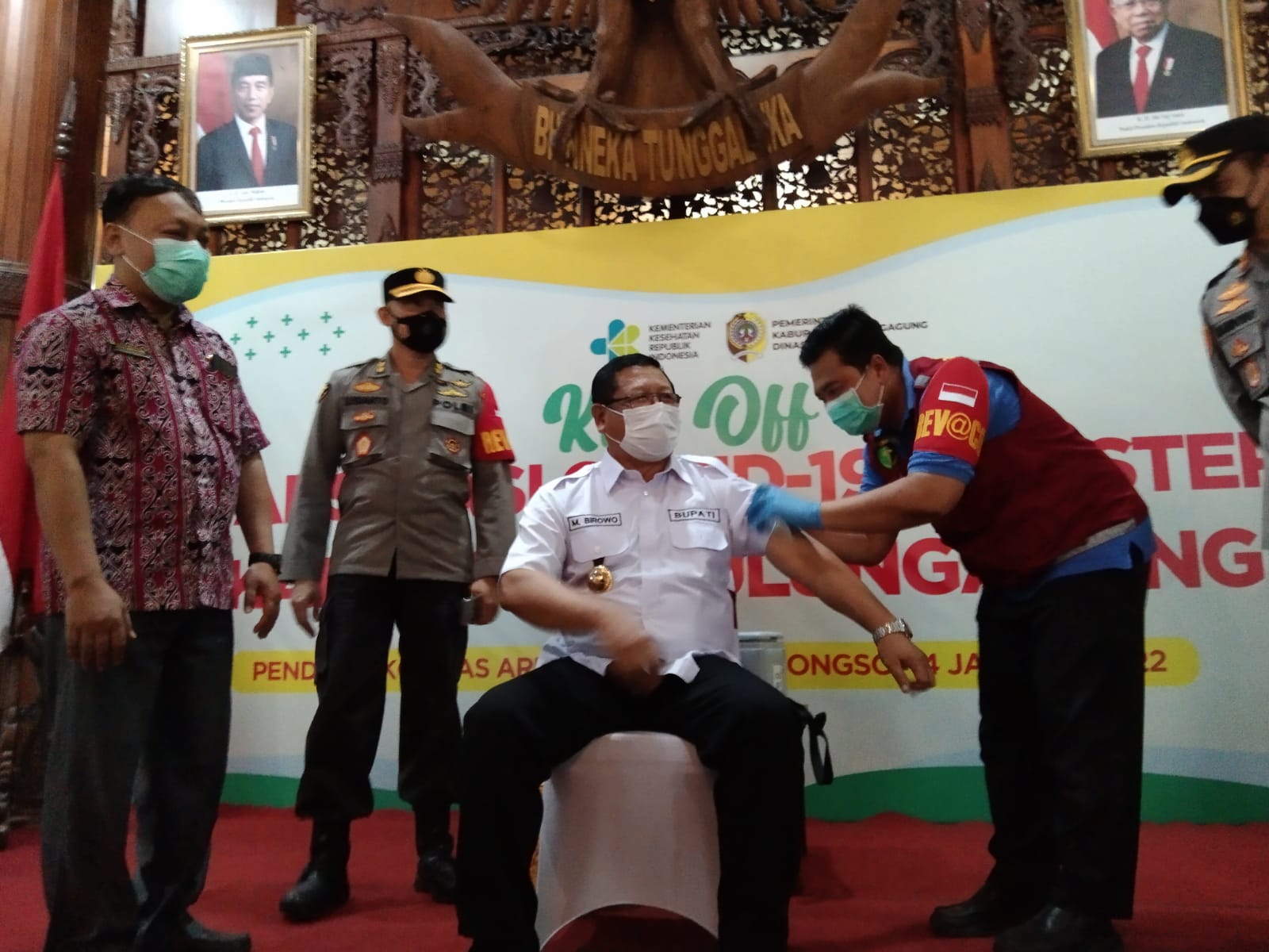 Tulungagung Mulai Pemberian Vaksin Booster Covid-19