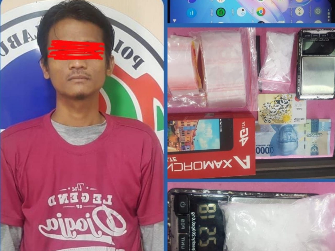 Kuli Bangunan di Jambangan Surabaya Ini Nyambi jadi Pengedar Sabu