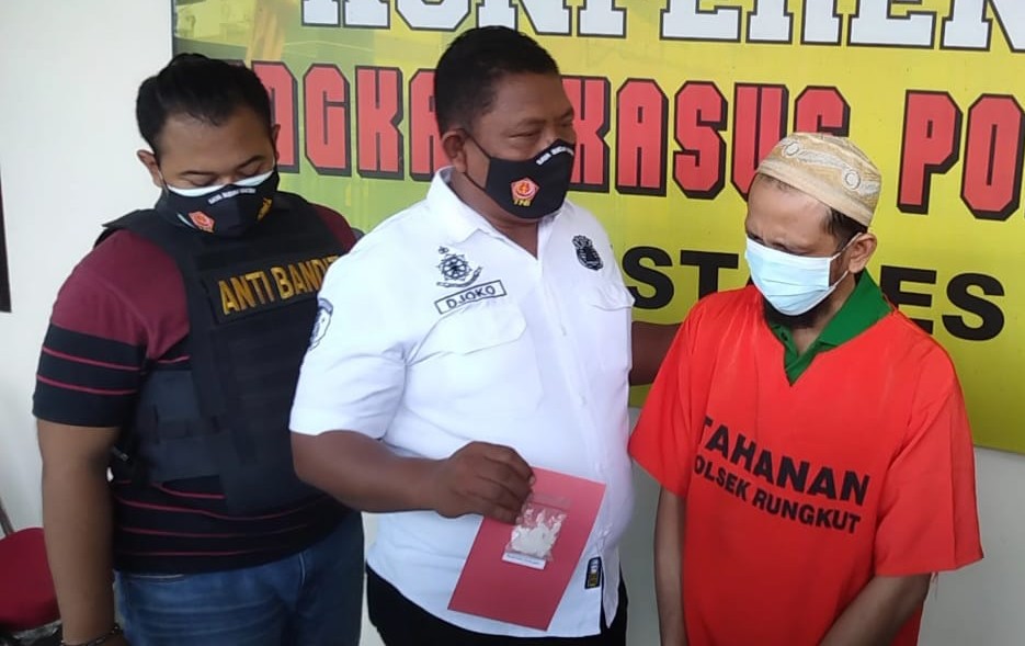 Nyambi Kurir Narkoba, Tukang Parkir di Rungkut Surabaya Ini Diringkus Polisi