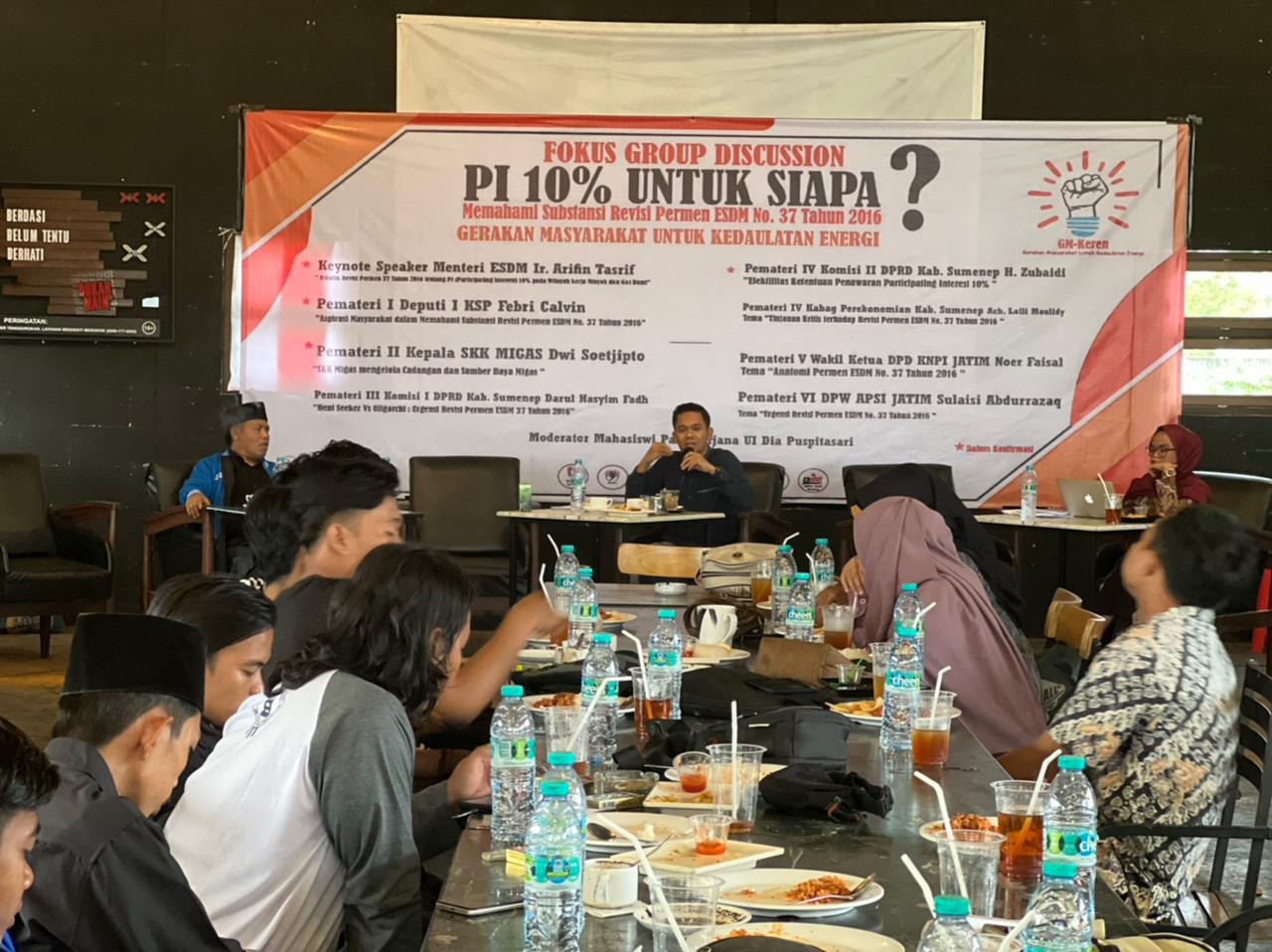 GM-Keren Pertanyakan FGD PI 10 Persen Hasil Migas untuk Siapa?