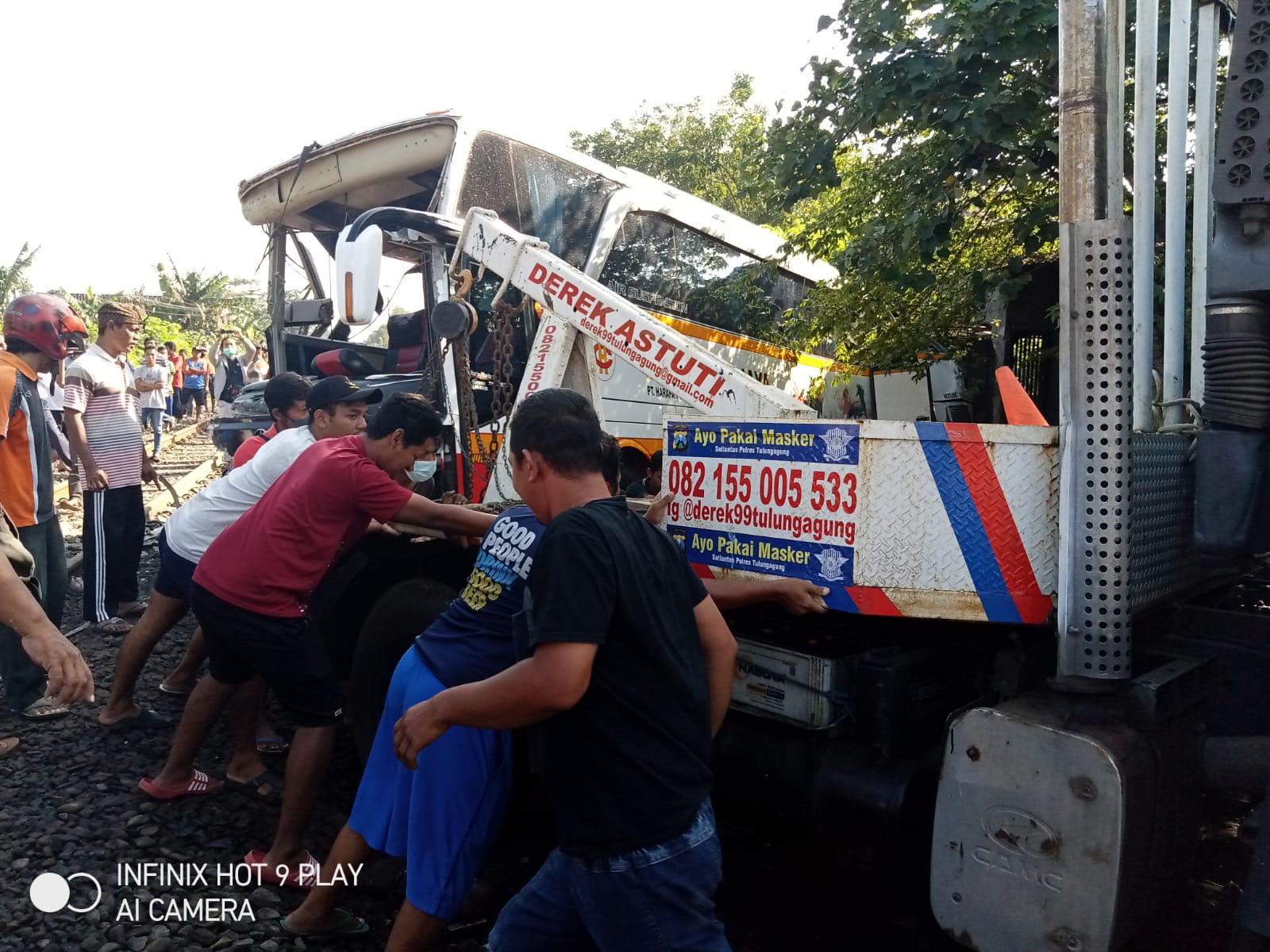 Sopir Bus Ditetapkan Tersangka, Sempat Diperiksa Psikologisnya