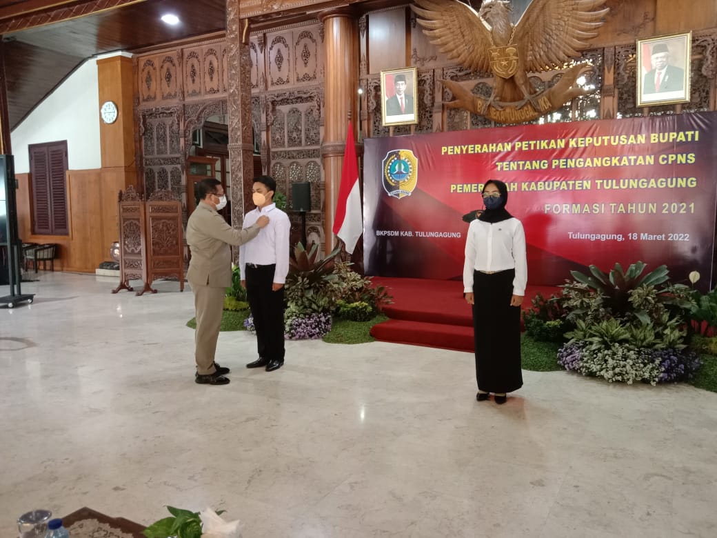 169 CPNS Terima SK, Bupati Tulungagung : Tugas Berat Menanti