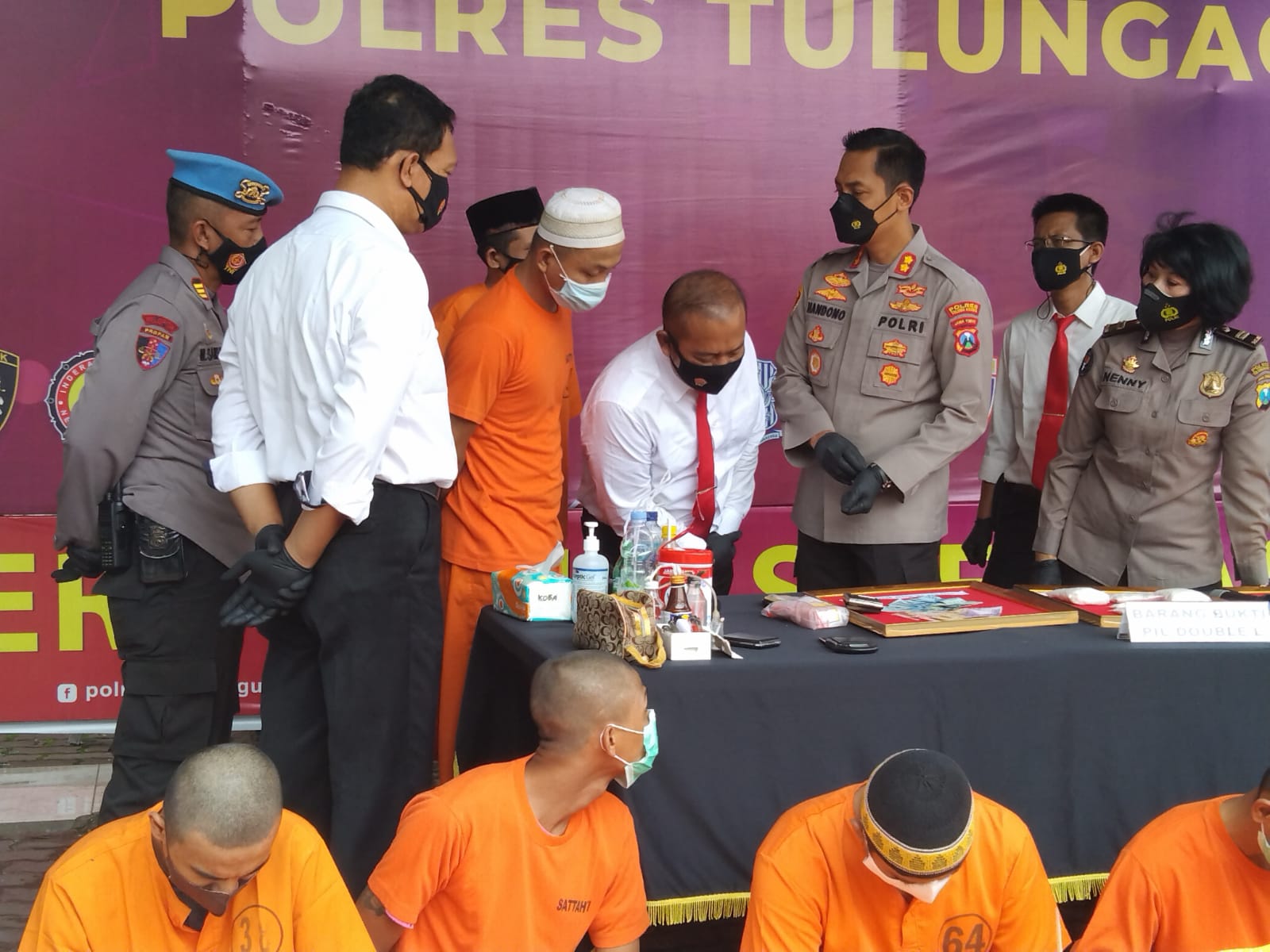 Ungkap Peredaran Narkotika, Kecamatan Kedungwaru Tempati Posisi Tertinggi