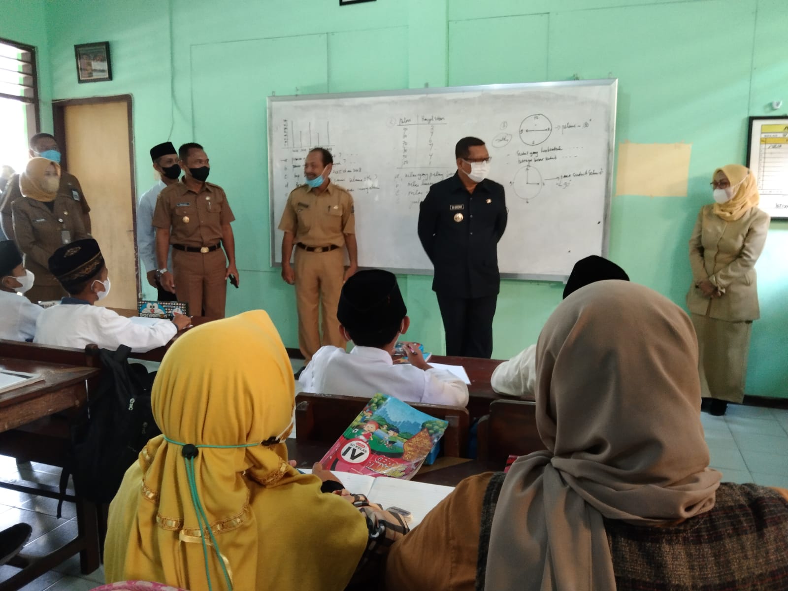 Bupati Tulungagung Sidak Kesiapan PTM 100 Persen