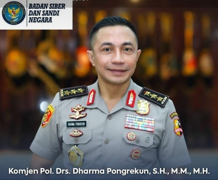 Dicopot dari Jabatan Wakil Kepala BSSN, Komjen Dharma Pongrekun Dikembalikan ke Polri