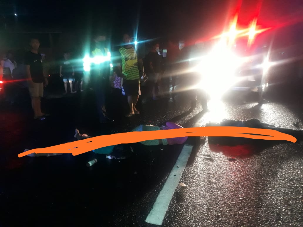 Kecelakaan Truk vs Motor di Jalan Raya Desa Boro, Tiga Meninggal Dunia