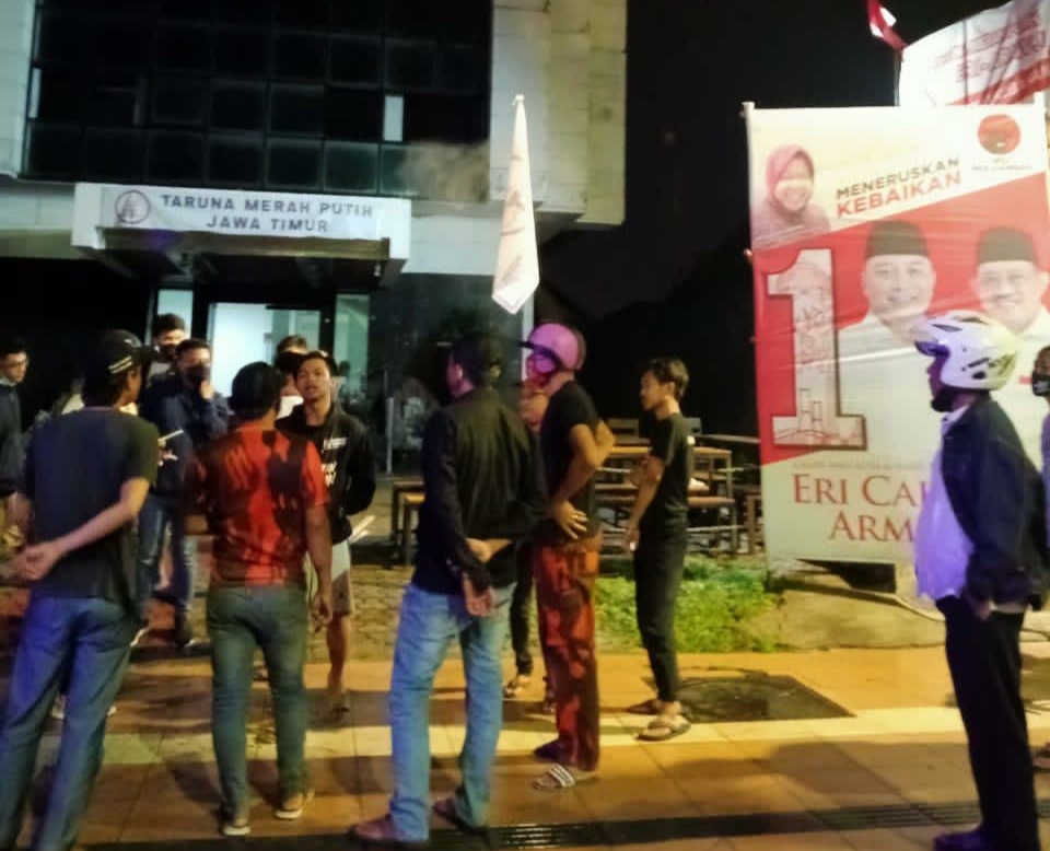 Markas Taruna Merah Putih Surabaya Digeruduk Ratusan Massa