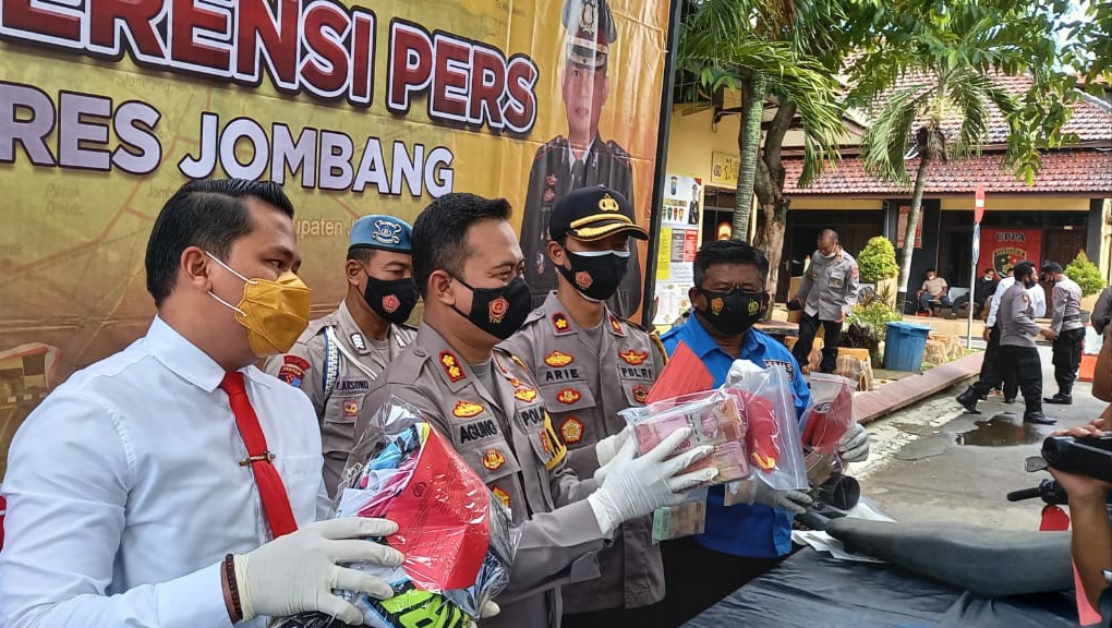 Awal 2021, Polres Jombang Ungkap 12 Kasus dan Tangkap 16 Tersangka