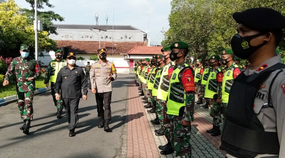 Apel Siaga PPKM Jilid 2 di Tulungagung, Dandim Soroti Kebiasaan Ngopi
