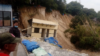 Anggaran Rp5 Miliar Digelontor demi Tangani Longsor Putri Cempo Gresik
