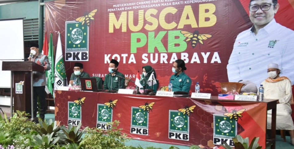 Ke Muscab PKB, Wali Kota Eri Cahyadi Ajak Bahagiakan Warga Surabaya