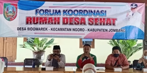 Cegah Stunting Pemdes Sidowarek Jombang Bentuk Rumah Desa Sehat.