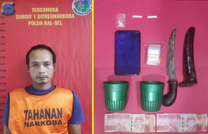 Pengedar Narkoba Serang dan Lukai Polisi dengan Pisau