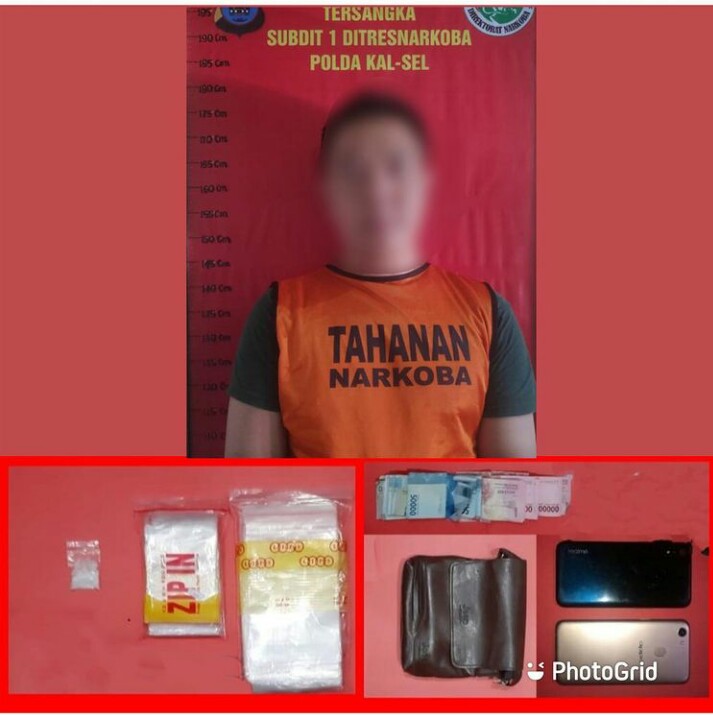 Gerebek Rumah Pengedar Sabu di Martapura, Polisi Sita 17,58 Gram Sabu