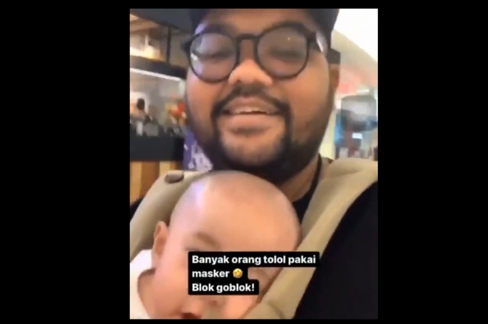 Beredar Video Pria tak Pakai Masker dan Caci Maki Pengunjung Mall