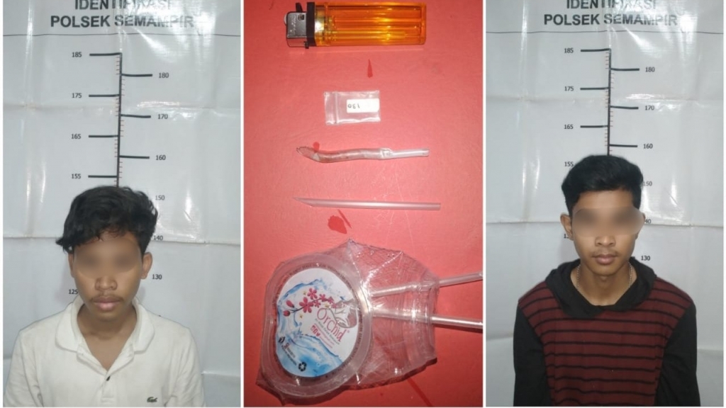 Nekat Pesta Sabu di Pinggir Sungai yang sering Digerebek, Dua Sekawan Ini Diringkus Polisi